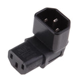 Maxbell IEC 320 C14 Male to C13 Female Power Converter Adapter Angled Plug - Aladdin Shoppers