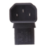 Maxbell IEC 320 C14 Male to C13 Female Power Converter Adapter Angled Plug - Aladdin Shoppers