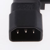 Maxbell IEC 320 C14 Male to C7 Female Power Converter Adapter Angled Plug - Aladdin Shoppers