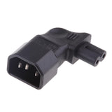 Maxbell IEC 320 C14 Male to C7 Female Power Converter Adapter Angled Plug - Aladdin Shoppers