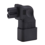 Maxbell IEC 320 C14 Male to C7 Female Power Converter Adapter Angled Plug - Aladdin Shoppers