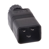 Maxbell IEC 320 C20 16A 250V AC Plug,C20 Male DIY Rewirable Plug,C20 Screw Lock - Aladdin Shoppers