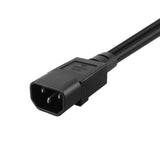 Maxbell IEC320-C14 TO C13+C5 Splitter Outlet AC Power Cord 1-to-2 UPS Cabinet Server - Aladdin Shoppers