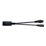 Maxbell IEC320-C14 TO C7+C5 Outlet Power Adapter Cord 1-to-2 3-pin PDU/UPS 350mm - Aladdin Shoppers