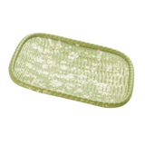 Maxbell Imitation Bamboo Weaving Retro Melamine Plate Serving Dishes Tray Green - Aladdin Shoppers