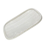 Maxbell Imitation bamboo woven melamine tableware Oval Food Bread Basket White - Aladdin Shoppers
