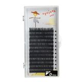 Maxbell Individual Eyelash Extensions D Curl 0.05mm Black Volume Individual False Eye Lashes Extensions 12mm Tray Salon Perfect Use - Aladdin Shoppers