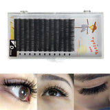 Maxbell Individual Eyelash Extensions D Curl 0.05mm Black Volume Individual False Eye Lashes Extensions 12mm Tray Salon Perfect Use - Aladdin Shoppers