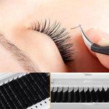 Maxbell Individual Eyelash Extensions D Curl 0.05mm Black Volume Individual False Eye Lashes Extensions 12mm Tray Salon Perfect Use - Aladdin Shoppers