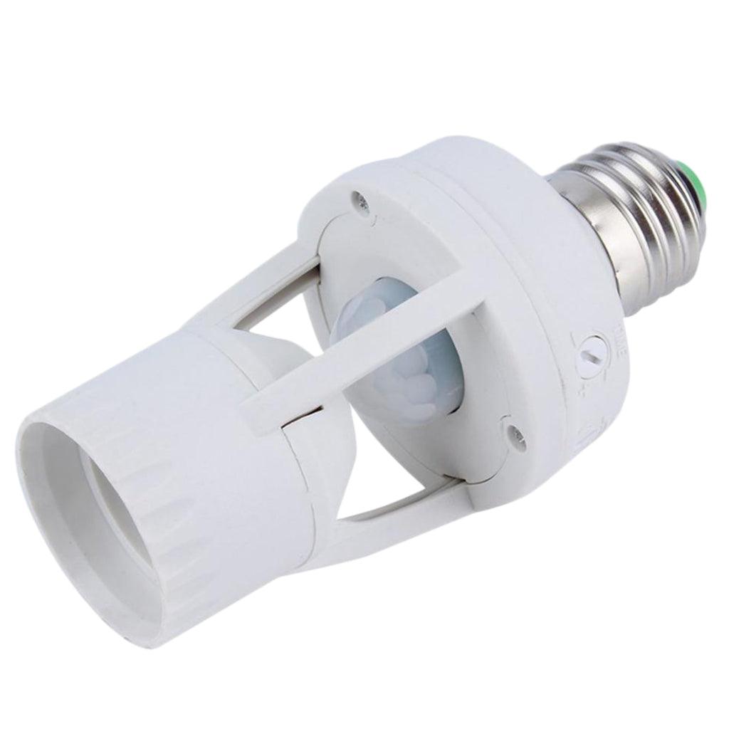 Maxbell Infrared Sensor Adjustable E27 Plug Base LED Switch 8M(max) for Corridors - Aladdin Shoppers
