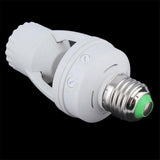 Maxbell Infrared Sensor Adjustable E27 Plug Base LED Switch 8M(max) for Corridors - Aladdin Shoppers