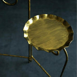 Maxbell Iron Cake Display Stand Cookies Plate Home 3 Tiers Foldable Rack Gold - Aladdin Shoppers