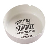 Maxbell Iron Cigarette Ashtray Smoker Cigar Ash Container Bar Supplies White 12cm - Aladdin Shoppers