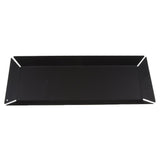 Maxbell Iron Fruits Cosmetic Jewelry Towel Coffee Tea Serving Tray Black Rectangle - Aladdin Shoppers