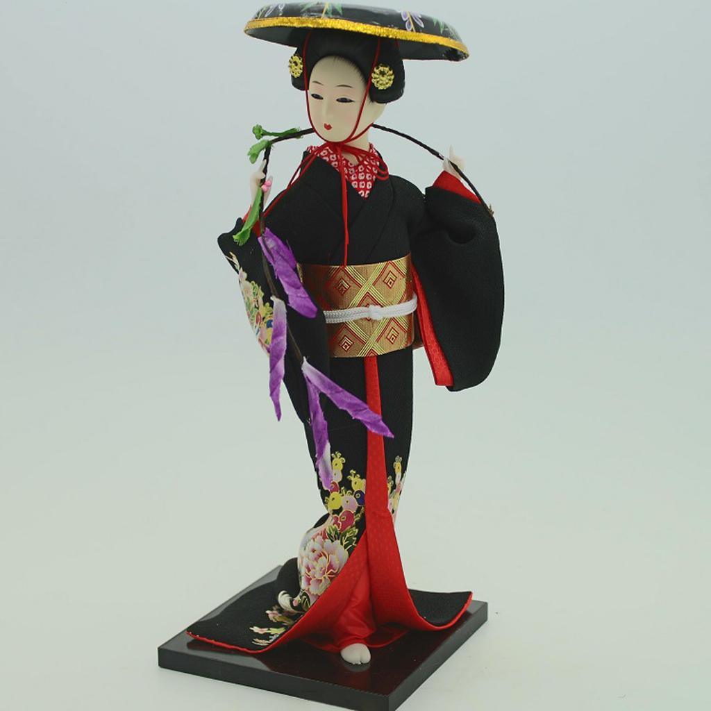 Maxbell Japanese Geisha Dolls Kimono Ladies Dolls Desk Ornaments Home Decoration - Aladdin Shoppers