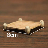 Maxbell Japanese Handmade Insulation Mat Tea Cup Coaster Bowl Holder Bamboo #S - Aladdin Shoppers