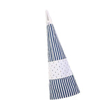 Maxbell Japanese Navy Style Cotton and Linen Stripe Apron Kitchen Bib Blue Anchor - Aladdin Shoppers
