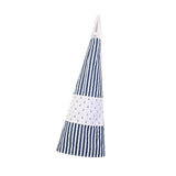 Maxbell Japanese Navy Style Cotton and Linen Stripe Apron Kitchen Bib Blue Anchor - Aladdin Shoppers