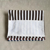 Maxbell Japanese Navy Style Cotton and Linen Stripe Apron Kitchen Bib Blue Stripe