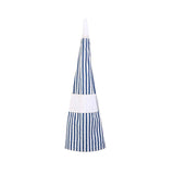 Maxbell Japanese Navy Style Cotton and Linen Stripe Apron Kitchen Bib Blue Stripe - Aladdin Shoppers