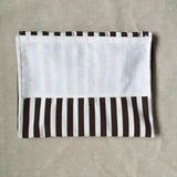 Maxbell Japanese Navy Style Cotton and Linen Stripe Apron Kitchen Bib Coffee Stripe - Aladdin Shoppers