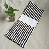 Maxbell Japanese Navy Style Cotton and Linen Stripe Apron Kitchen Bib Coffee Stripe - Aladdin Shoppers