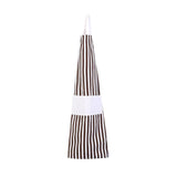 Maxbell Japanese Navy Style Cotton and Linen Stripe Apron Kitchen Bib Coffee Stripe - Aladdin Shoppers
