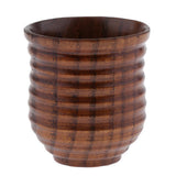 Maxbell Japanese Style Creative Wooden Tea Cups For Cold and Hot Drinks Coffee Tea - Aladdin Shoppers
