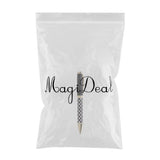 Maxbell Jinhao 500 Checkerboard Business Office Black Ink Medium Ballpoint Pen Metal Golden Trim - Aladdin Shoppers