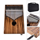 Maxbell Kalimba Beginner Thumb Piano African Musical Instrument 17 Key Dark Brown - Aladdin Shoppers