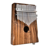 Maxbell Kalimba Beginner Thumb Piano African Musical Instrument 17 Key Dark Brown - Aladdin Shoppers
