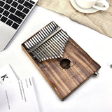Maxbell Kalimba Beginner Thumb Piano African Musical Instrument 17 Key Dark Brown - Aladdin Shoppers
