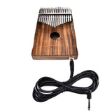 Maxbell Kalimba Beginner Thumb Piano African Musical Instrument 17 Key Dark Brown - Aladdin Shoppers