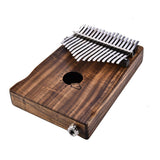 Maxbell Kalimba Beginner Thumb Piano African Musical Instrument 17 Key Dark Brown - Aladdin Shoppers