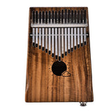 Maxbell Kalimba Beginner Thumb Piano African Musical Instrument 17 Key Dark Brown - Aladdin Shoppers