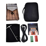 Maxbell Kalimba Beginner Thumb Piano African Musical Instrument 17 Key Dark Brown - Aladdin Shoppers