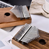 Maxbell Kalimba Beginner Thumb Piano African Musical Instrument 17 Key Dark Brown - Aladdin Shoppers