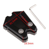 Maxbell Kickstand Enlarge Plate Side Stand Pad for Vespa GTS GTV 300ie Black - Aladdin Shoppers