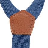 Maxbell Kid Boy Girl Necktie Adjustable Y-back Suspender Set Clip-on Strap Blue - Aladdin Shoppers