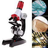 Maxbell Kid Science Kit C2121 Beginner Microscope Kit 100X 400X 1200X Magnification Educational Toy Birthday Gift - Aladdin Shoppers