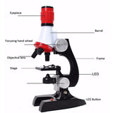 Maxbell Kid Science Kit C2121 Beginner Microscope Kit 100X 400X 1200X Magnification Educational Toy Birthday Gift - Aladdin Shoppers