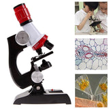 Maxbell Kid Science Kit C2121 Beginner Microscope Kit 100X 400X 1200X Magnification Educational Toy Birthday Gift - Aladdin Shoppers