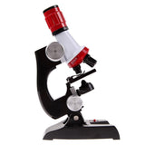 Maxbell Kid Science Kit C2121 Beginner Microscope Kit 100X 400X 1200X Magnification Educational Toy Birthday Gift - Aladdin Shoppers