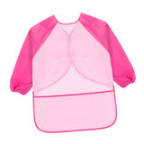 Maxbell Kids Apron Long Sleeve Painting Drawing Waterproof Smock Rose Sleeve L - Aladdin Shoppers