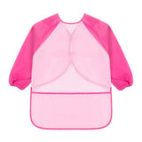 Maxbell Kids Apron Long Sleeve Painting Drawing Waterproof Smock Rose Sleeve L - Aladdin Shoppers