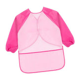 Maxbell Kids Apron Long Sleeve Painting Drawing Waterproof Smock Rose Sleeve M - Aladdin Shoppers