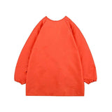 Maxbell Kids Apron Long Sleeve Waterproof Smock for Painting Drawing S/M/L Orange M - Aladdin Shoppers
