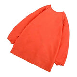 Maxbell Kids Apron Long Sleeve Waterproof Smock for Painting Drawing S/M/L Orange M - Aladdin Shoppers