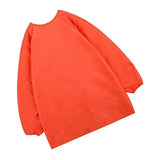 Maxbell Kids Apron Long Sleeve Waterproof Smock for Painting Drawing S/M/L Orange M - Aladdin Shoppers