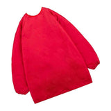 Maxbell Kids Apron Long Sleeve Waterproof Smock for Painting Drawing S/M/L Red M - Aladdin Shoppers